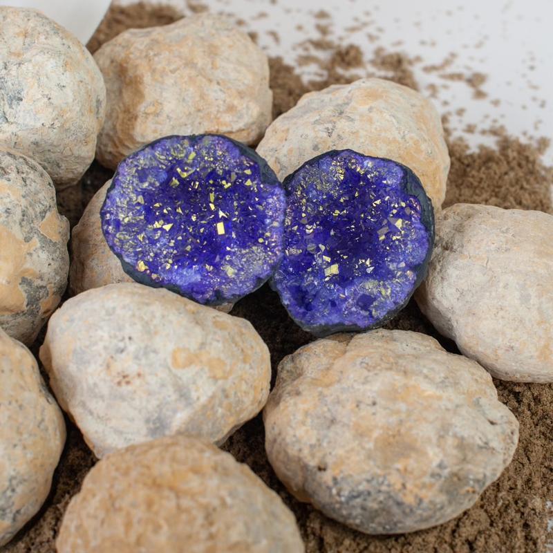 Bucket of Geodes - Gallon Contains over 12 geodes Hollow