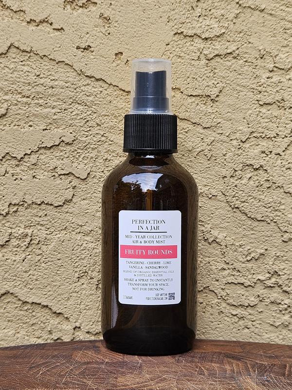 2oz Air & Body Mist: Blend of Organic Essential Oils