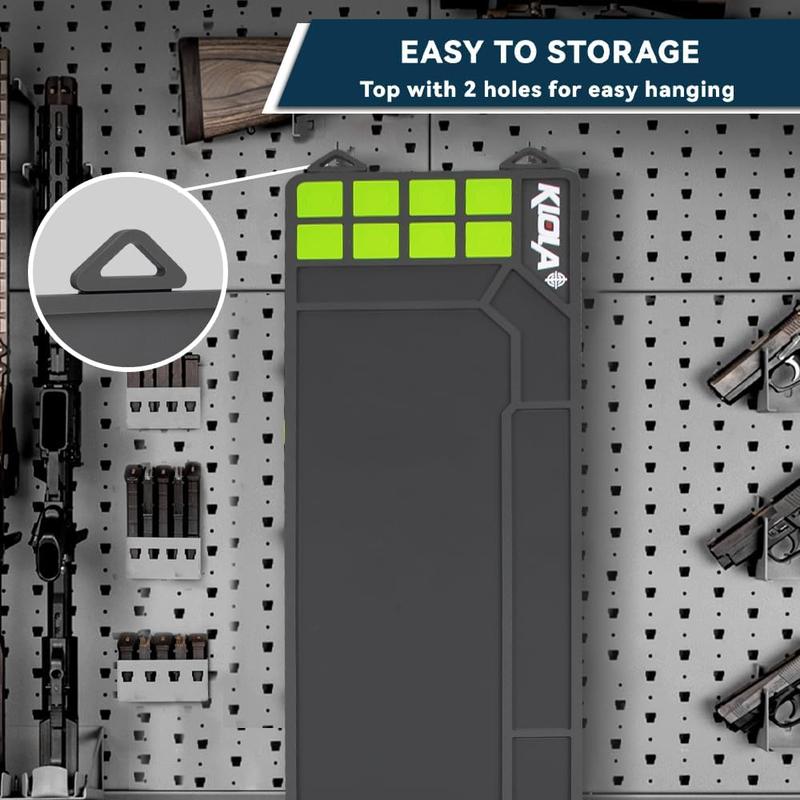 Gun Cleaning Mat, Pistol Maintenance Mat Anti-Slip Thick Rubber Rifle Shotgun Cleaning Mats Pad for All Guns