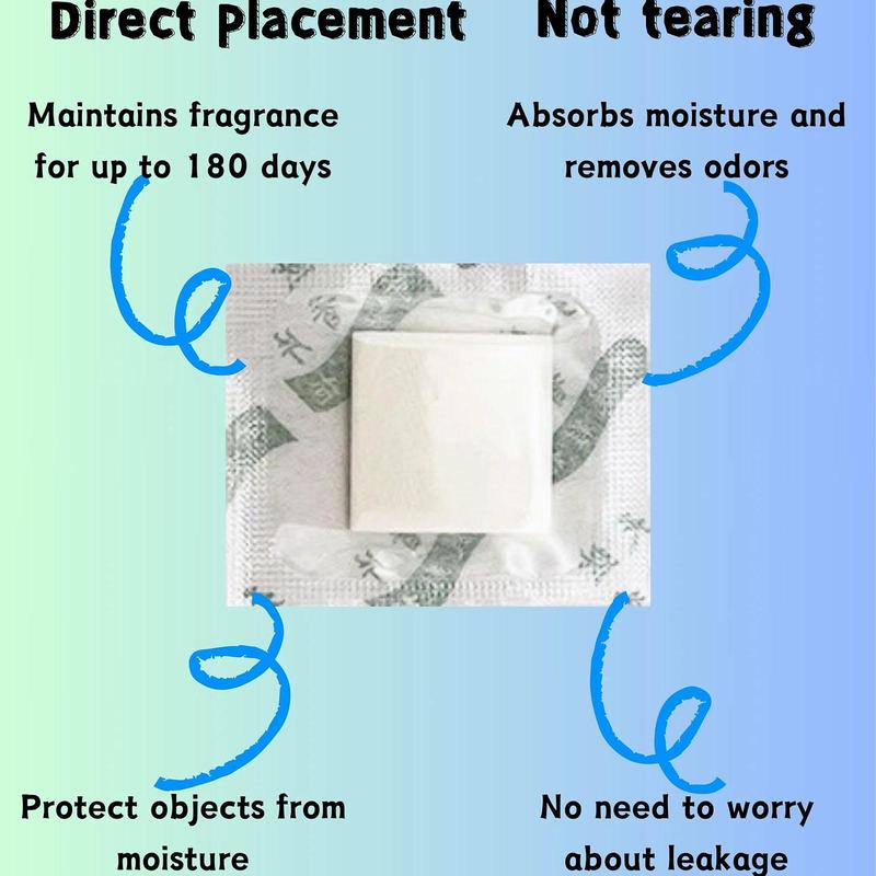 Aromatherapy Tablet, 5 10 20pcs Long Lasting Light Fragrance Tablet, Odor Removal Fragrance Bag for Wardrobe, Toilet, Car, Bedroom, Living Room