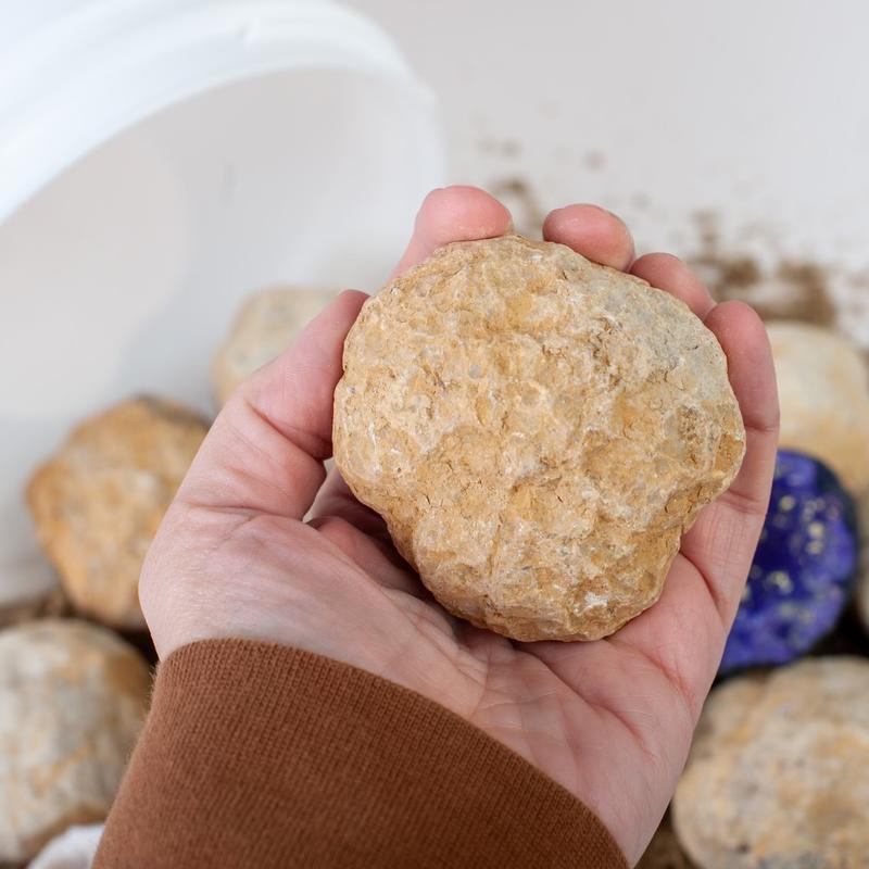 Bucket of Geodes - Gallon Contains over 12 geodes Hollow