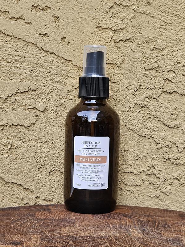 2oz Air & Body Mist: Blend of Organic Essential Oils