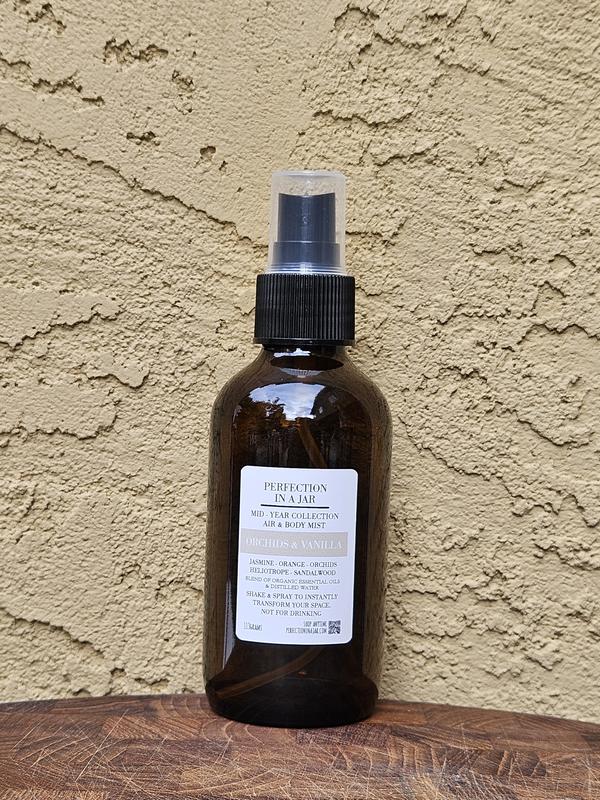 2oz Air & Body Mist: Blend of Organic Essential Oils