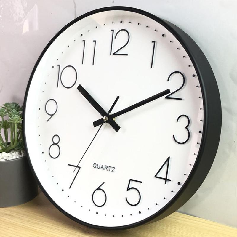 Silent Wall Clock without Battery, 1 Count Modern Simple Fashionable Wall Clock, Decorative Clock for Home Living Room Bedroom, Home Decor Ideas