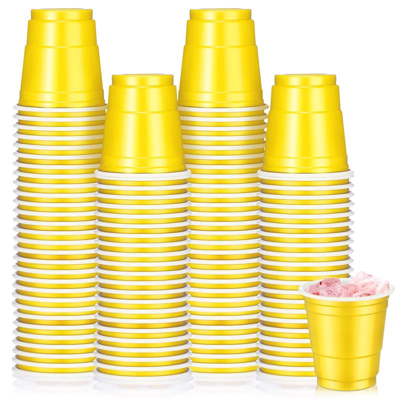 2oz Plastic Shot Cup, 100pcs Disposable Shot Cup, Disposable Shot Glasses, Portable Drinking Cup for Wedding, Graduation Party, Summer Gift