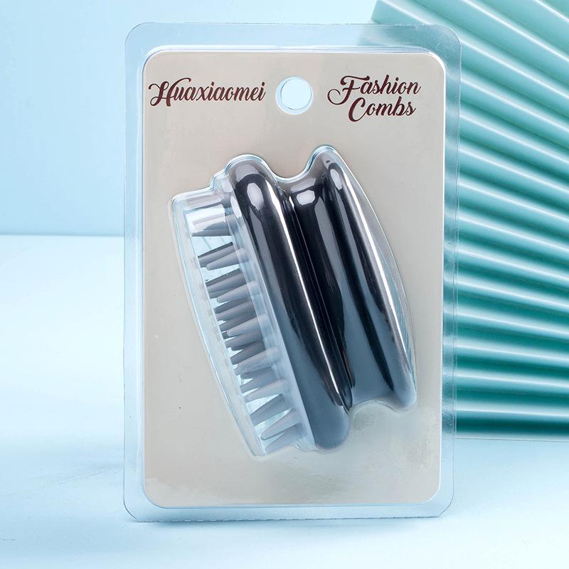 Scalp Meridian Comb for Head Cleaning and Massage, a Silicone Shampoo Brush for Both Men and Women's Home Use.