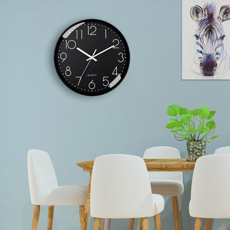 Silent Wall Clock without Battery, 1 Count Modern Simple Fashionable Wall Clock, Decorative Clock for Home Living Room Bedroom, Home Decor Ideas