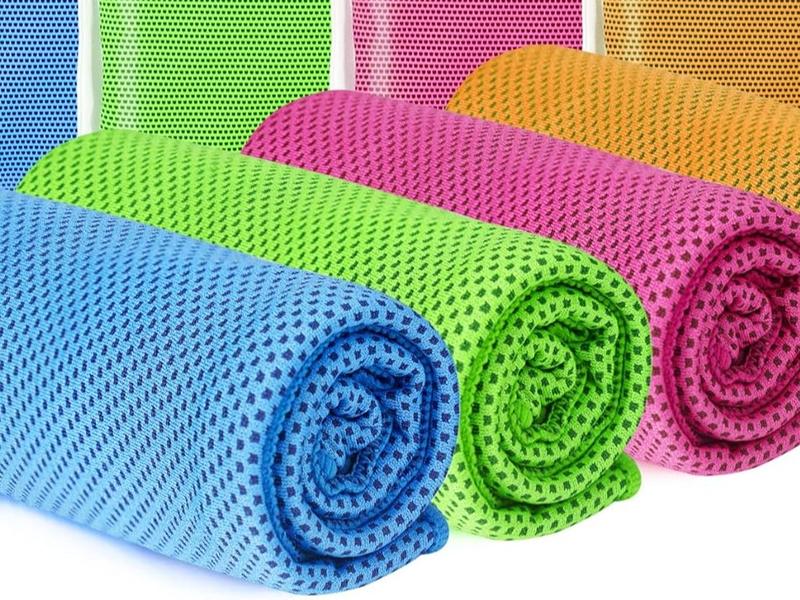 [Limited time deal] Cooling Towels for Neck and Face, Soft Breathable Ice Towel for Gym, Yoga, Workout, Sport, Camping, and Cruises