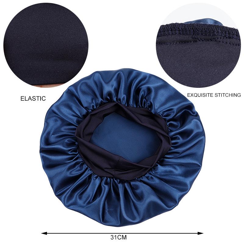 Jarin Hair Satin Bonnet Silk Bonnet for Sleeping Layer Satin Lined Hair Bonnet with Tie Band Bonnets for Women