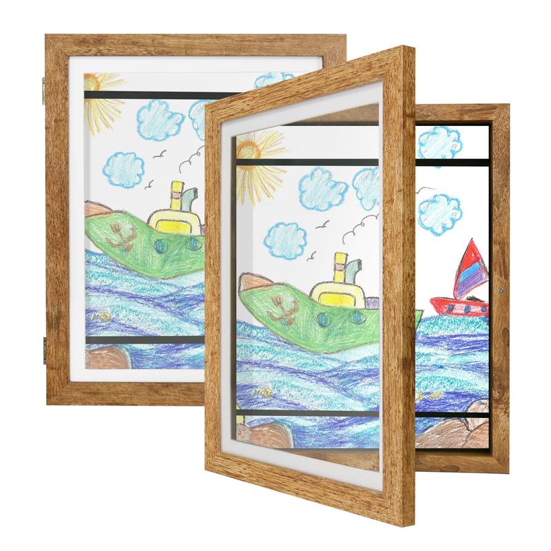 12''x 9'' Kids Art Frames Front-opening, Kids Artwork Frames Changeable, A4 Artwork Frames for Children Photo Storage, Art Projects, Schoolwork