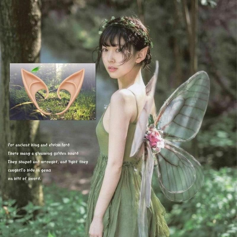 Halloween Fairy Elf Ears, 6 Pairs set Creative Fairy Cosplay Ears, Comfortable Costume Accessories for Holidays & Cosplay, Cosplay Fairy Pixie Elf Ears