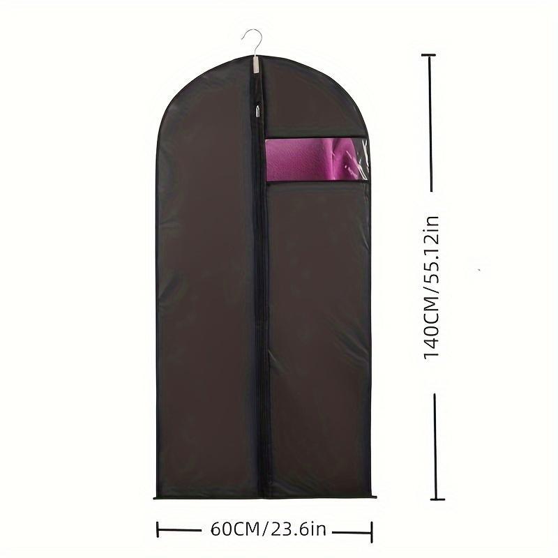 Clothes Cover Bag, 5 Counts Dustproof Clothes Cover for Shirts & Suits & Dresses, Portable Clothes Storage Bag for Home Bedroom & Wardrobe & Closet