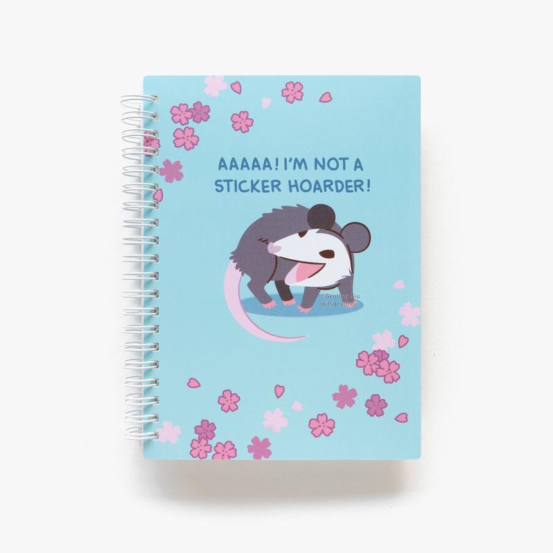 MD Cherry 'Possum Reusable Sticker Book (Openable Binding Available)