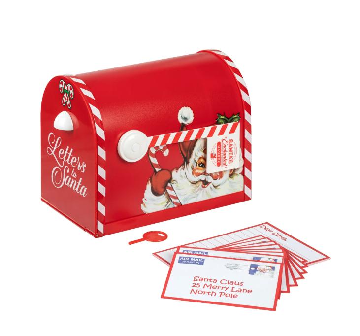 Mr. Christmas Santa's Enchanted Mailbox with Stationery