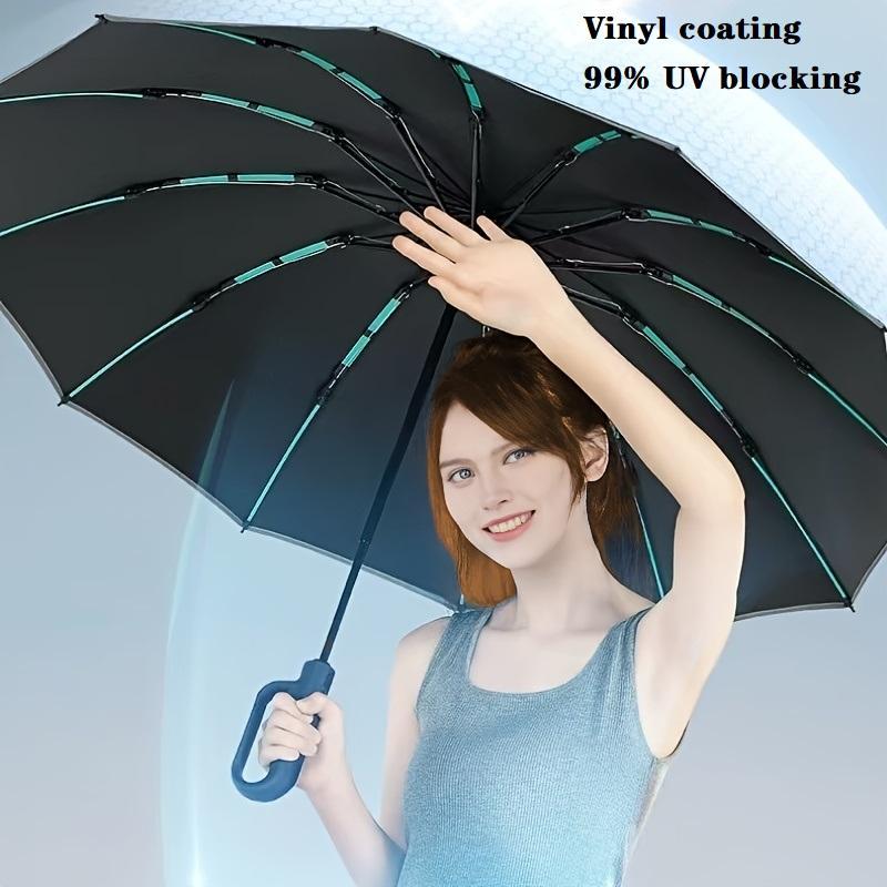 Automatic Umbrella, 1 Count Portable Folding Umbrella, Windproof Umbrella for Women & Men, Outdoor Umbrella,  Umbrella for Outdoor Activities