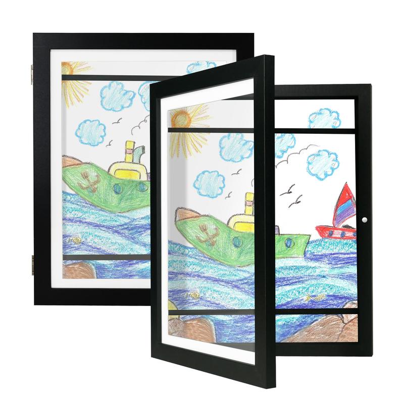 12''x 9'' Kids Art Frames Front-opening, Kids Artwork Frames Changeable, A4 Artwork Frames for Children Photo Storage, Art Projects, Schoolwork