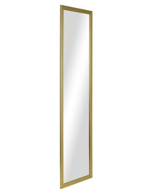 13x49 Full-Length Rectangular Gold Mirror Decor Traditional