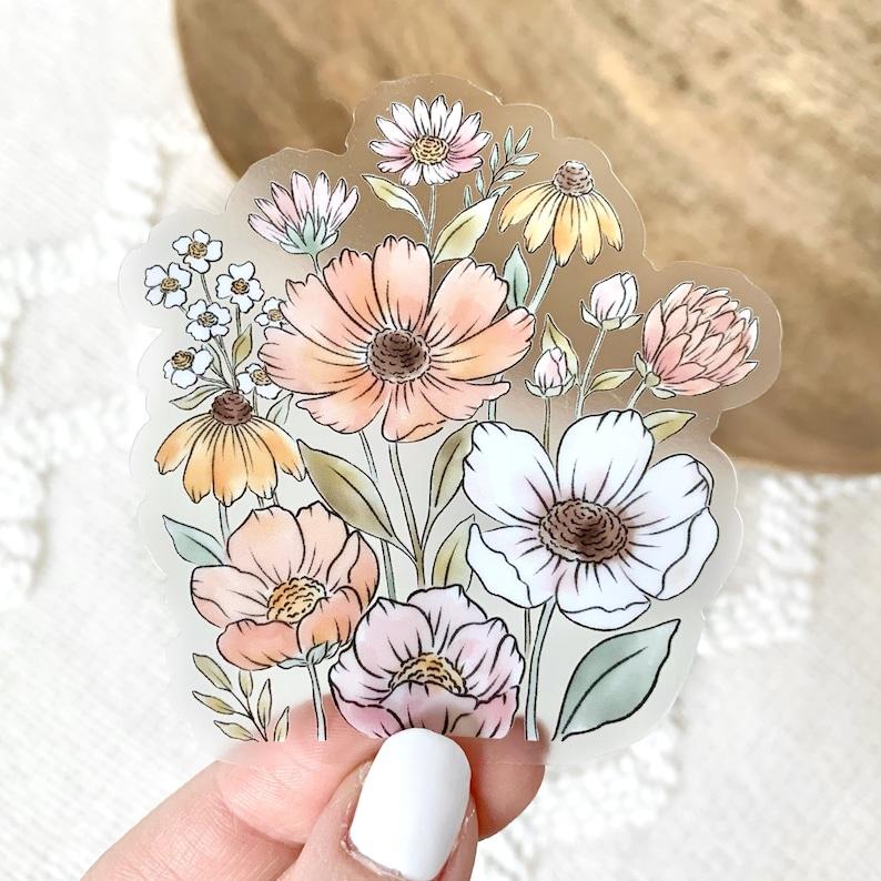 Windflower sticker, Cute Sticker