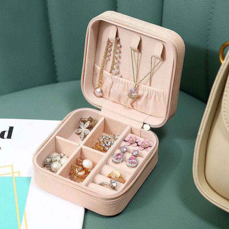 Jewelry Storage Box, Household Jewelry Ring Earrings Necklace Storage Box, Universal Jewelry Organizer for Home Bedroom