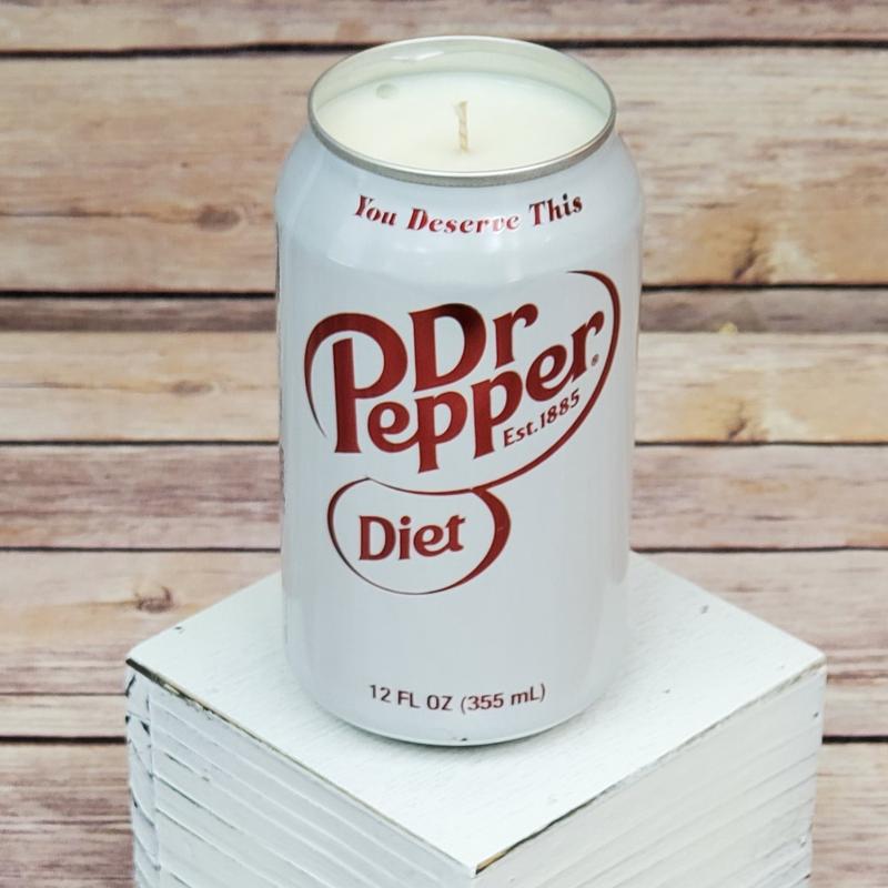 Soy Candle - Diet Dr Pepper Soda Can Soy Candle with Dr Pepper Scent - Hand Poured Soda Pop Can Candle Decor Smooth Wick Decoration Aroma