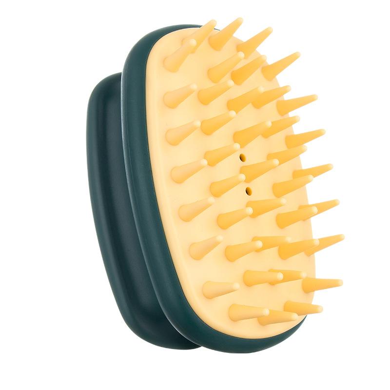 Scalp Meridian Comb for Head Cleaning and Massage, a Silicone Shampoo Brush for Both Men and Women's Home Use.