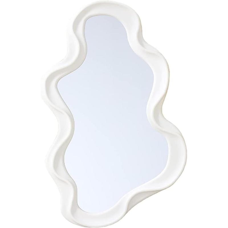 Wall-Mounted Mirror, Creative Unique Decorative Mirrors, Funky Wavy Mirror 16.14