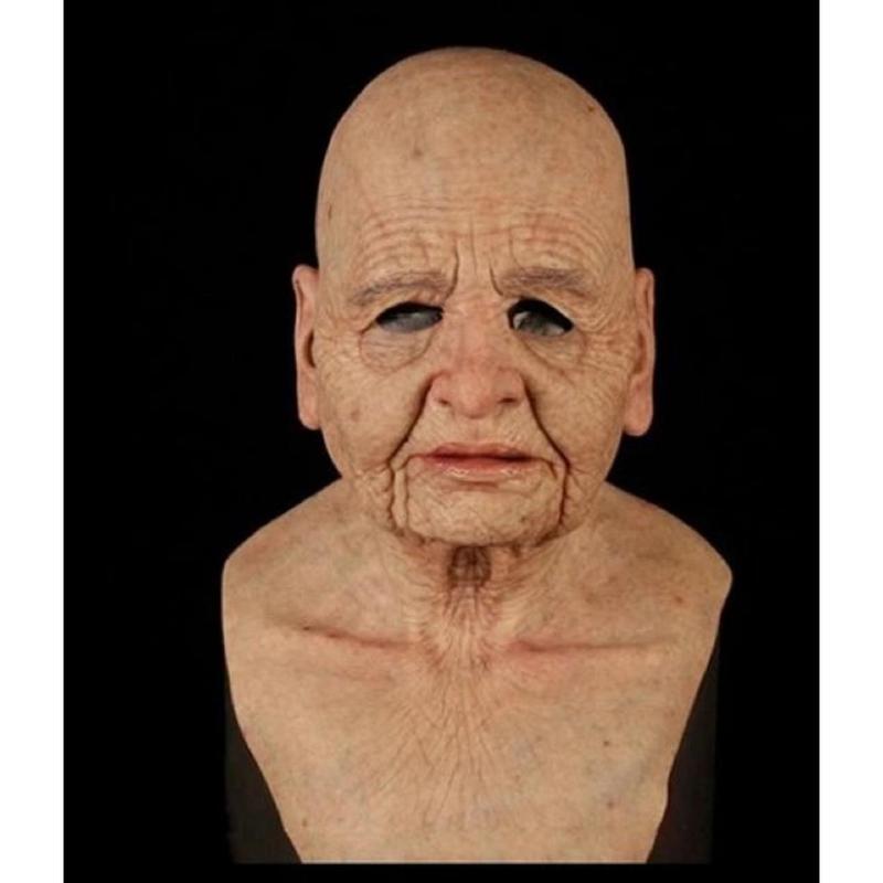 Realistic Bald Old Man Mask Breaking Bad Walter White Mask Heisenberg Latex Mask Adult Halloween Cosplay Party Masquerade Props scream mask bling halloween