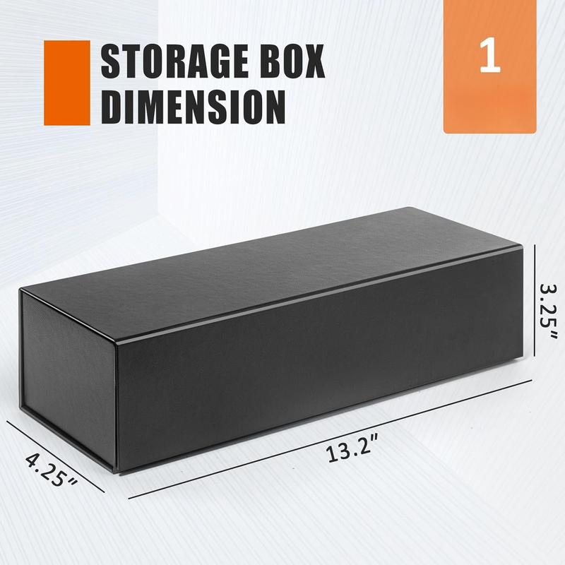 Trading Card Storage Box, Card Organiser with Magnetic Lid, Baseball Card Storage Box, Top-loading Storage Box, Playing Card Case. Waterproof.