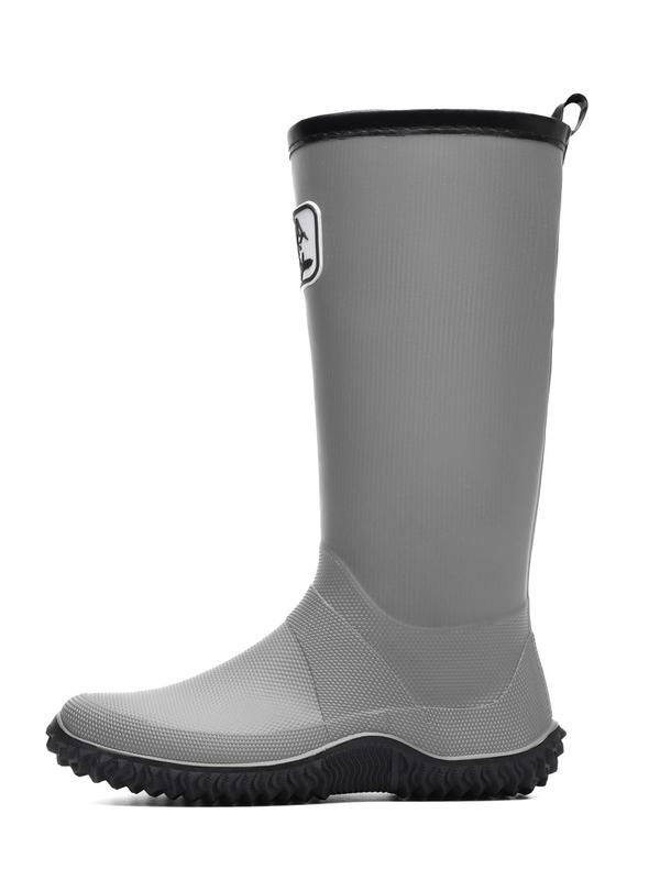 Women's Solid Color Patched Design Rain Boots, Casual Comfortable Waterproof Non-slip Mid-calf Boots for Outdoor, Fashionable Shoes for Women & Girls