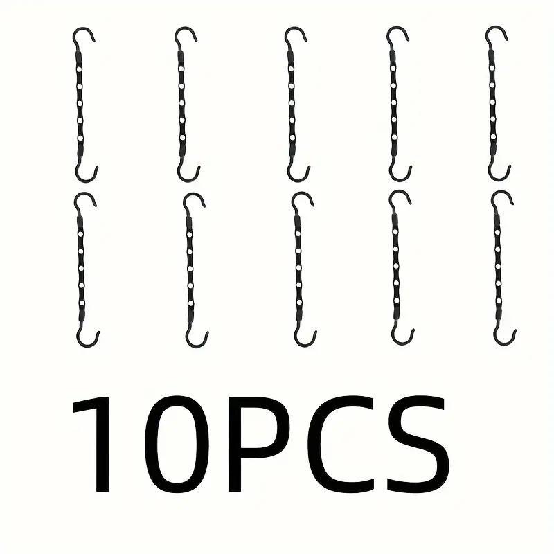 Multi-hole Hanger, 10pcs set Creative Space Saving Hanging Clothes Hanger, Clothes Organizer, Home Organizer for Clothes, Dormitory, Wardrobe, Closet