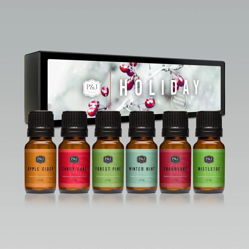 Holiday Set of 6 Fragrance Oils 10ml