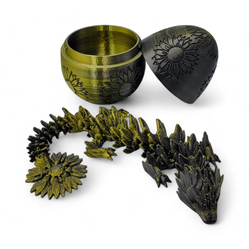 Year Of The Dragon Egg Collection - Collectible Figurine - Articulating Joints - Unique Home Decor