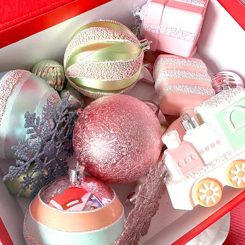 Christmas Balls Hanging Ornament Cute Cartoon Macaron Donut Lollipop Christmas Tree Baubles Pendants Decorations Indoor