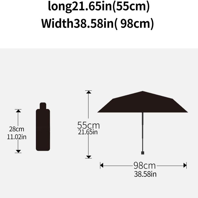 Automatic UV Sunshade Umbrella, 3-Ribbed Foldable Umbrella, Waterproof Sunshade Umbrella for Outdoor