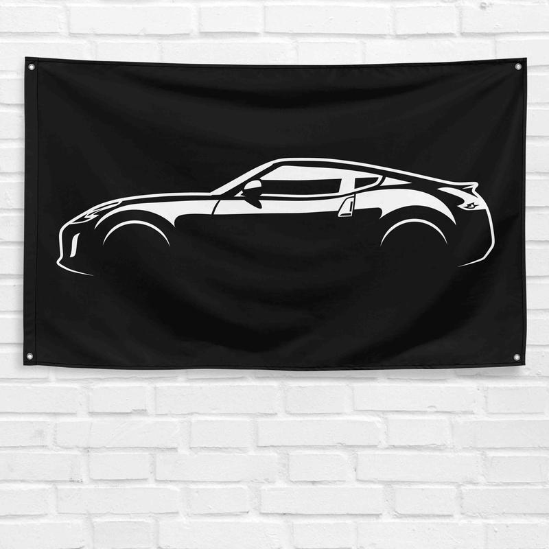 For 370z Car Enthusiast 3x5 ft Flag Grandpa Dad Son Birthday Gift Man Cave Garage Wall Decor Banner