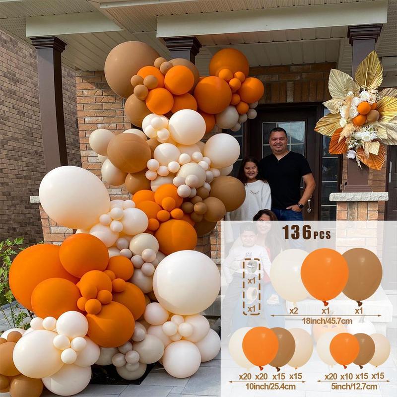 Balloon Garland Arch Kit, 111 136pcs set Mixed Color Balloon Set, Atmosphere Scene Layout Decoration Supplies for Birthday Party Wedding