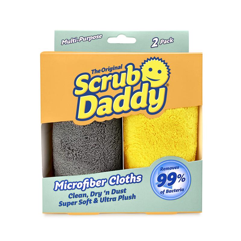 Scrub Daddy Microfiber Cloths - Pack of 2 for Household Cleaning Towel