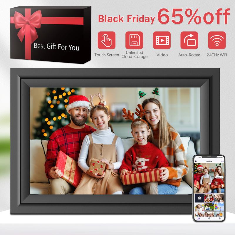 Black Friday  Digital Picture Frame, SAMMIX 10.1