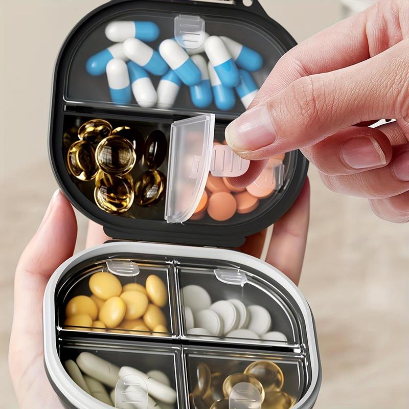 Portable Pill Storage Box, 1 Count 7-grid Pill Organizer, Weekly Pill Storage Box, Jewelry Storage Box, Home Organizer for Travel