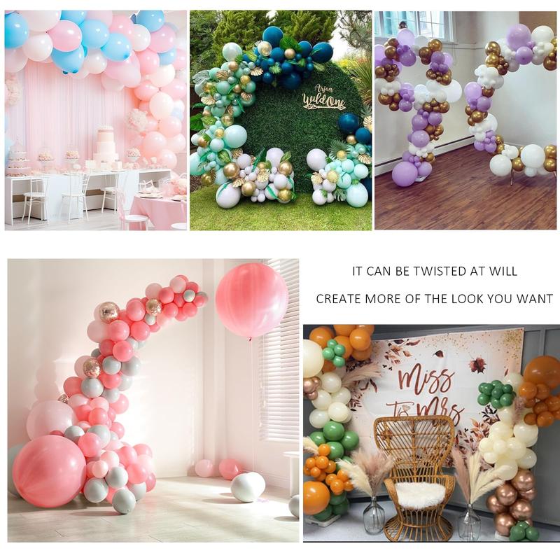 Balloon Arch Kit DIY Free Bending Shape Balloon Arch Stand Kit with Water Filled Base Idear for Wedding Party Baby Showers