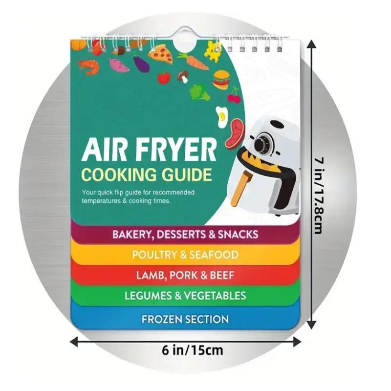 Air Fryer Magnetic Guide, 1 Count Cooking Time Chart Magnet, Kitchen Magnet, Kitchen Accessories, Home Decor Supplies