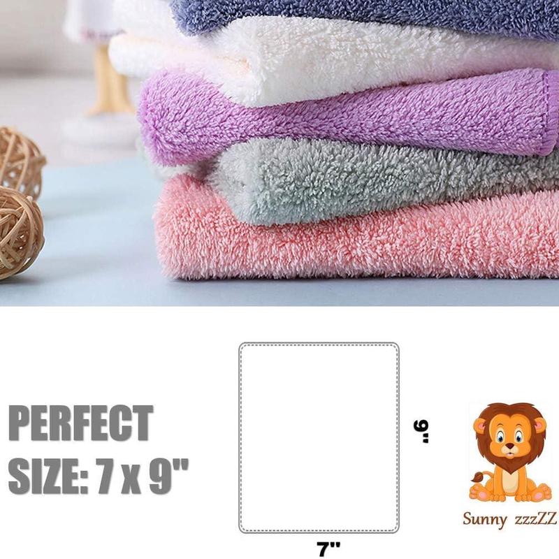 24 Pack Kitchen Dishcloths - Does Not Shed Fluff - No Odor Reusable Dish Towels, Premium Dish cloths, Super Absorbent Coral Fleece Cleaning Cloths, Nonstick Oil Washable Fast Drying (Multicolor)