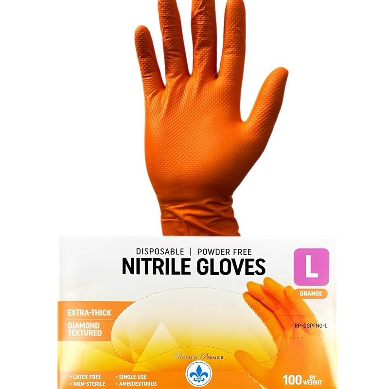 8 Mil Nitrile Glove Textured (Single Box) Cleaning