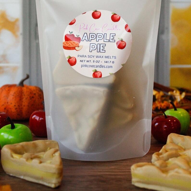 Apple Pie Wax Melts |Deliciously Scented Apple Pie Wax Melts: Granny Smith Apple, Butter Cream, Cinnamon - Perfect for Fall | Apple Pie Wax Melts