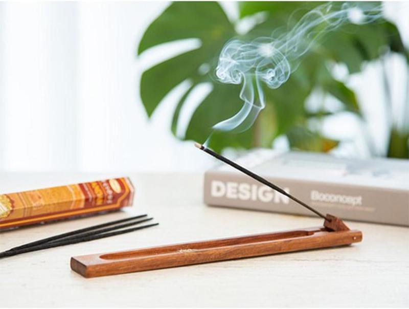 2 Packs  Incense Holder for Sticks with Adjustable Angle, Incense Stick Holder with Ash Catcher,Stick Incense Burner,9.8 Inches (1)