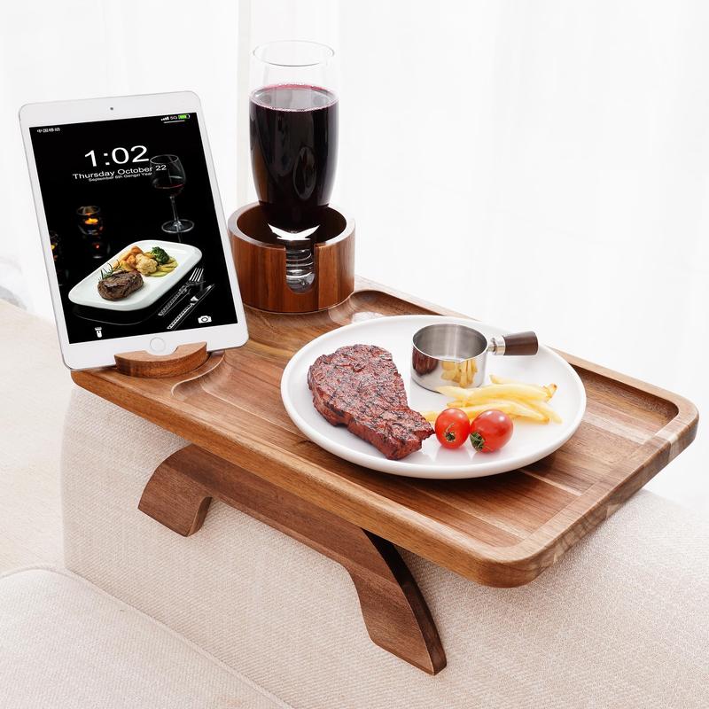 Sofa Cup Holder Tray, 3 in 1 Large 15.36