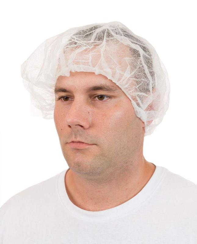 G & F Products 13040-100 Disposable Bouffant Caps Hair Net, Spun-Bonded Polypropylene, Non-Woven, Medical, Labs, Nurse, Tattoo, Food Service, Health, Hospital, White, 100 Sleeve Pack