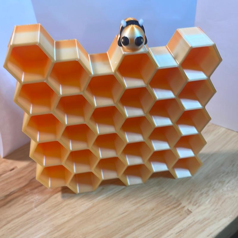 MICRO Honeycomb Shelf for Bee Storage - 3D Printed Design