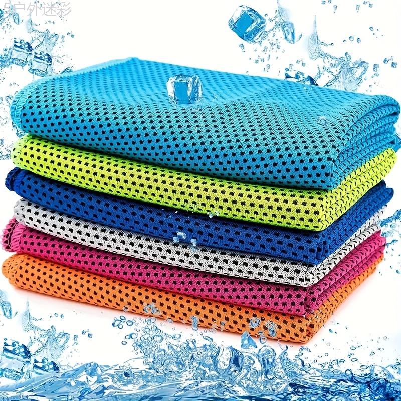 Quick-Drying Sports Towel with Cooling Ice Blanket and Storage Box for Outdoor Fitness and Camping