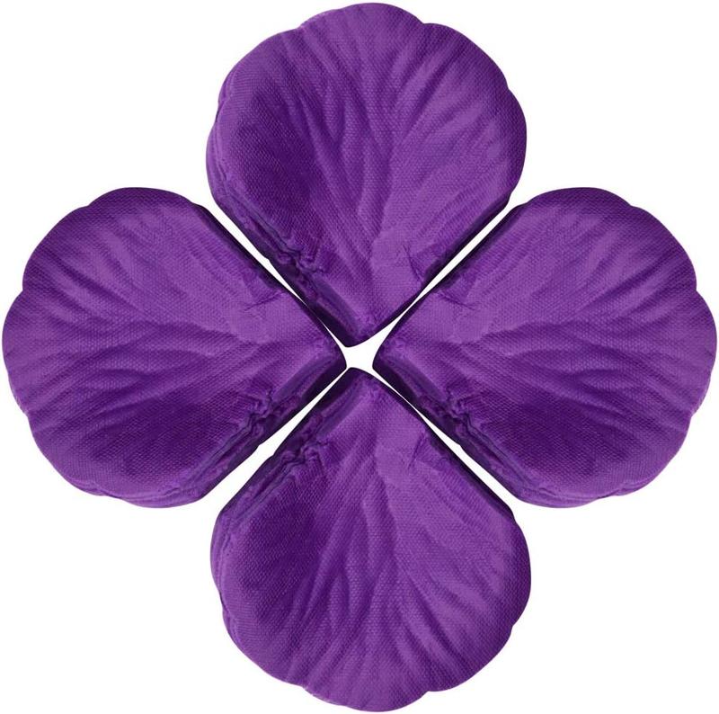 2000 count Artificial Silk Rose Petals for Wedding Party Favors Decoration and Vase Home Decor Wedding Bridal Decoration. Purple